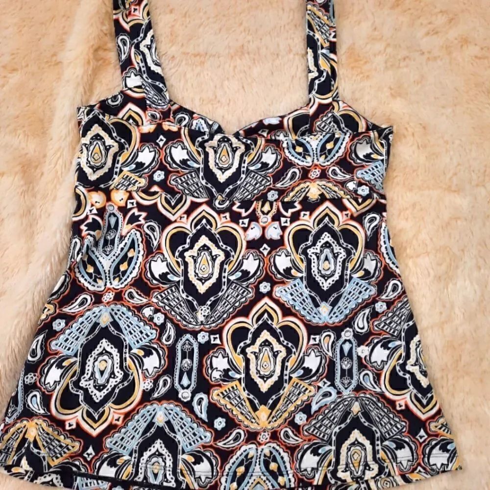 LOFT Paisley Tank Top - Picture 5 of 12